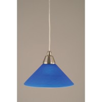 Cord Mini Pendant Shown In Brushed Nickel Finish With 10