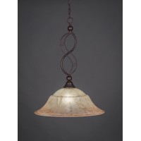 Jazz Pendant Shown In Bronze Finish With 20 Italian Marble Glass