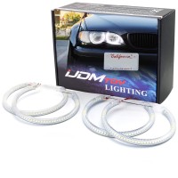 Ijdmtoy 7000K Xenon White 264Smd Led Angel Eyes Halo Ring Lighting Kit Compatible With Bmw E36 E46 3 Series E39 5 Series E38 7