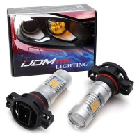 Ijdmtoy (2 Amber Yellow 18-Smd 5200S Psx24W Led Replacement Bulbs Compatible With Turn Signal Lights