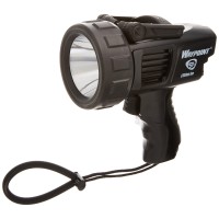 The lightweight lithium ion rechargeable Waypoint now shines brighter producing 1000 lumens with a farther reaching 678m beam Pistolgrip spotlight features 3 modes High Medium Low LED illumination output and runtime High 1000 lumens 115000 candela peak be