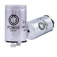 Power Gear Fluorescent Starter, Fs-2, Standard ( 2-Pin ), 2-Pack, 54388