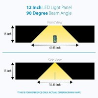 Lightkiwi E7574 Dimmable Led Under Cabinet Lighting 4 Panel Kit, 12 Inches Each, Warm White (3000K), 12 Watt, 24Vdc, Dimmer Switch & All Accessories Included, Low Profile, Aluminum Body, Ul Listed