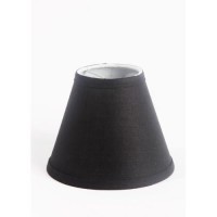 Urbanest Chandelier Linen Shade, Black, 3