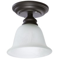 Livex Lighting 1350-07 Essex Ceiling Mount, Bronze