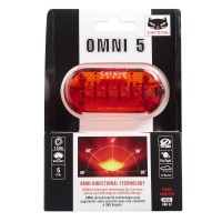 Cateye Omni 5 Led Safety Bike Light With Mount Rear