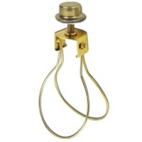 Upgradelights Lamp Shade Bulb Clip Adapter Clip On With Shade Attaching Finial