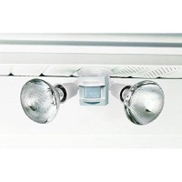 Heath Zenith Hz-5408-Wh Heathco Security Floodlights, 2 Lamp-Incandescent, White