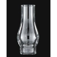 B&P Lamp 1 5/8 Inch By 4 1/2 Inch Clear Glass Lamp Chimney For Vintage And Antique Style Lamps