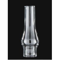 B&P Lamp Tiny 1 1/4 Inch Base By 4 1/2 Inch Tall Clear Glass Chimney For Miniature Oil Lamps And Lighting