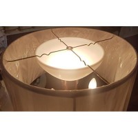 B&P Lamp 10 Inches I.E.S Opal Reflector Shade For Floor Lamps And Mogul Sockets