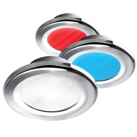 i2Systems Apeiron A3120 Screw Mount Light Red Cool White Blue Brushed Nickel Finish