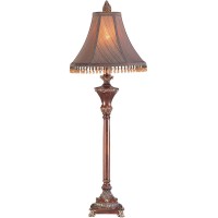 Ore International K4171M Faux Wood Buffet Lamp 31 Brown