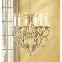 Elegant candelier delicately designed in wrought iron to bring home the romantic charms of the Old World