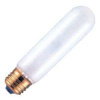 Bulbrite 60T10F 60-Watt Incandescent T10 Tubular Light, Frost - 2 Pack