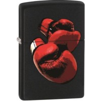 2018 ZIPPO PROCUT Red Boxing gloves Black Matte