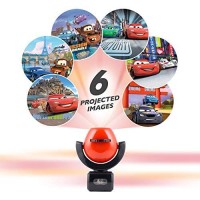 Projectables Pixar Cars Led Kids Night Light, Plug-In, Projector, Dusk-To-Dawn, Lightning Mcqueen, Mater, Holly, For Hallway, Bedroom, Nursery, Playroom, Gaming Room, 11740