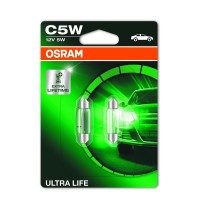 Osram Ultra Life P215W, Halogen Signal Lamp, Brake Light, Rear Fog Light, 7528Ult, 12 V Passenger Car, Folding Carton Box (10 Unit)