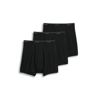 The Jockey classic Boxer Brief mens underwear features a classic fullcoverage fit and staydry cotton for total comfort StayNew technology reduces pilling and fading while Diamond Bright technology helps keep whites looking whiter wash after wash