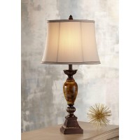 Kathy Ireland Mulholland Traditional Vintage Table Lamp With Tabletop Dimmer 30