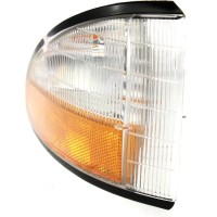 Evan Fischer Corner Light Compatible With 1992-1995 Pontiac Bonneville Plastic Clear & Amber Lens Passenger Side