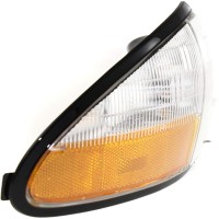 Evan Fischer Corner Light Compatible With 1992-1995 Pontiac Bonneville Plastic Clear & Amber Lens Passenger Side