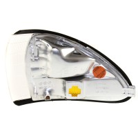 Evan Fischer Corner Light Compatible With 1992-1995 Pontiac Bonneville Plastic Clear & Amber Lens Passenger Side