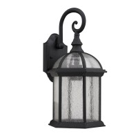 Chloe Lighting Ch1611Blkosd1 Transitional 1Light Outdoor Wall Sconce 16 X 8 X 8 Black