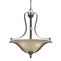 It is a riverton metal pendant fixtureIt is of dark bronze finishIt has a height of 25 inchesIt has a hardwired switch type The base is of 2215 inch