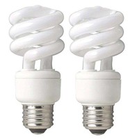 Tcp 60W Equivalent Cfl Mini Spring A Lamp, Daylight (5000K) Spiral Light Bulb (10 Pack)