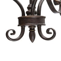 Hampton Bay 14708 Bayessex 3-Light Aged Black Chandelier