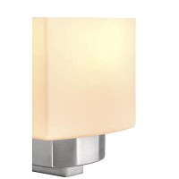 1-Light Brushed Nickel Wall Sconce Brushed Nickel