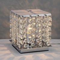 Warehouse Of Tiffany Cry-Tl9275 Cynthia Purple Crystal Table Lamp