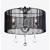 Round Stain Crustal Chandelier