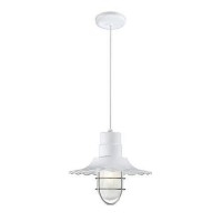 Millennium Rrwc12-Wh One Light Pendant, White