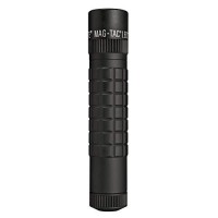 Maglite Mag-Tac Led 2-Cell Cr123 Flashlight - Plain-Bezel, Matte Black