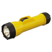 Industrialstrength flashlight provides dependable distortionfree light with a vacuum metalized reflector Unbreakable lens and a 250000cyce switch ensure longevity Case is crushresistant and deepribbed for a nonslip grip Antiroll tube means flashlight stay