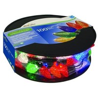 Brite Star Faceted Light 100 Count C7 Led, Multicolor