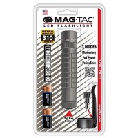 Maglite Mag-Tac Led 2-Cell Cr123 Flashlight - Plain-Bezel, Urban Gray