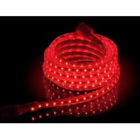 Cbconcept Ul Listed, 40 Feet,Super Bright 10500 Lumen, Red, Dimmable, 110-120V Ac Flexible Flat Led Strip Rope Light, Commercial Grade, Indoor Outdoor Use, Ready To Plug N Shine