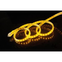 Cbconcept Ul Listed, 10 Feet,Super Bright 2700 Lumen, Yellow, Dimmable, 110-120V Ac Flexible Flat Led Strip Rope Light, Commercial Grade, Indoor Outdoor Use, Ready To Plug N Shine