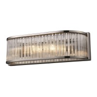 Braxton 14'' Wide 2-Light Vanity Light - Polished Nickel