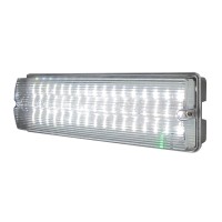 Knightsbridge 230V Ip65 6W Led Emergency Bulkhead Non-Maintained, 6 W, White