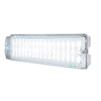 Knightsbridge 230V Ip65 6W Led Emergency Bulkhead Non-Maintained, 6 W, White