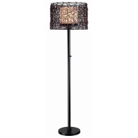 Kenroy Home 32220Brz Tanglewood Standing Outdoor Floor Lamp, Bronze