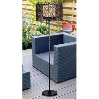 Kenroy Home 32220Brz Tanglewood Standing Outdoor Floor Lamp, Bronze