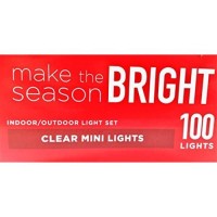 Holiday Indoor/Outdoor Light Set 100 Clear