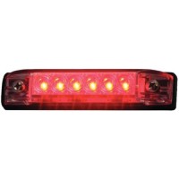 4' Red Slim Line Led