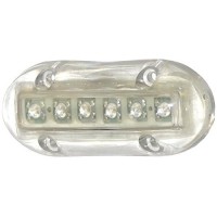 T-H Marine Led Underwater Boat Light - High-Intensity Surface Mount Waterproof Lighting - Use Above Or Below Water - Multi-Purpose Use And Low Power Draw - White