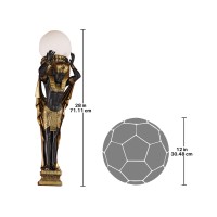 Cast a regal glow along a grand hallway or in a Home theatre with our wall sculpture inspired by the architectural embellishments that once supported The great Egyptian temples Our design Toscanaexclusive twofoottall Male teaming is sculpted in true neocl